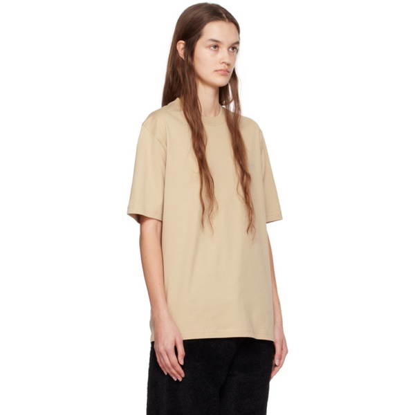버버리 버버리 Burberry Brown Cotton T-Shirt 231376F110001