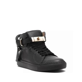 Buscemi Black High-Top 100 Alce Belted Leather Sneakers BCS22701 499