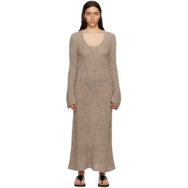 바이 말렌 버거 By Malene Birger Taupe Paige Maxi Dress 232295F055002