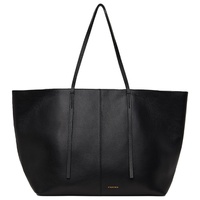 바이 말렌 버거 By Malene Birger Black Abilla Grainy Leather Tote 241295F049007