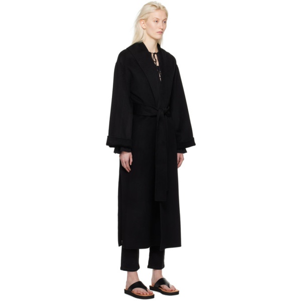  바이 말렌 버거 By Malene Birger Black Trullem Coat 241295F059007