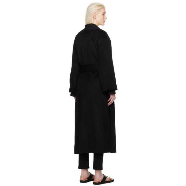  바이 말렌 버거 By Malene Birger Black Trullem Coat 241295F059007