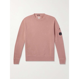 C.P.컴퍼니 C.P. COMPANY Logo-Appliqued Brushed Cotton-Jersey Sweatshirt 1647597307256579