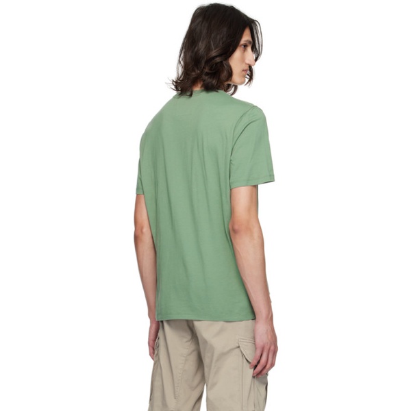  C.P.컴퍼니 C.P. Company Green Patch T-Shirt 241357M213006