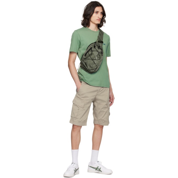  C.P.컴퍼니 C.P. Company Green Patch T-Shirt 241357M213006