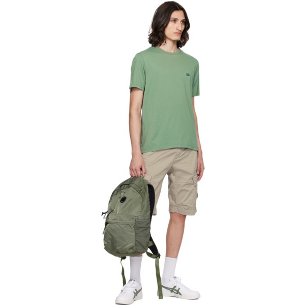  C.P.컴퍼니 C.P. Company Green Nylon B Backpack 241357M166005