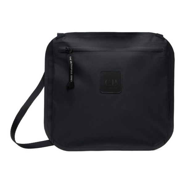  C.P.컴퍼니 C.P. Company Black Rubber Reps Bag 241357M170000