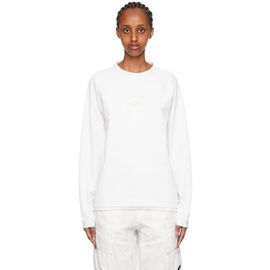 C.P.컴퍼니 C.P. Company White Embroidered Sweatshirt 231357F098009