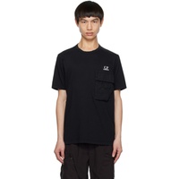 C.P.컴퍼니 C.P. Company Black Pocket T-Shirt 231357M213044