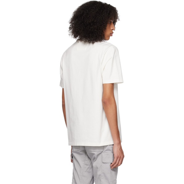  C.P.컴퍼니 C.P. Company White Embroidered T-Shirt 231357M213007
