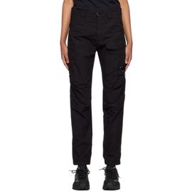 C.P.컴퍼니 C.P. Company Black Garment-Dyed Trousers 231357F087011