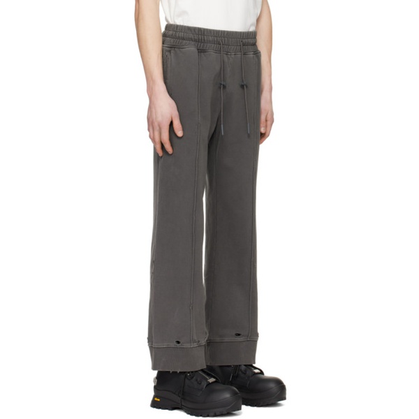  C2H4 Gray Garment-Dyed Sweatpants 241299M190000