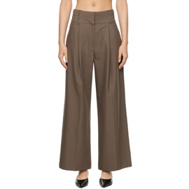 CAMILLA AND MARC Taupe Mallory Trousers 241998F087000