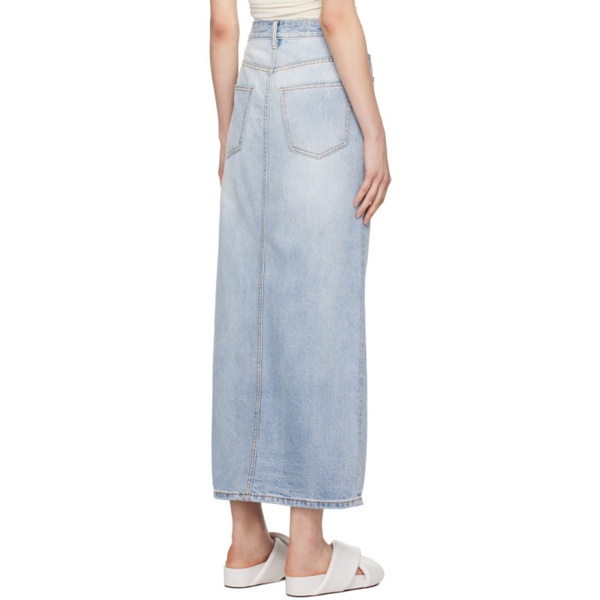  CAMILLA AND MARC Blue Phoebe Maxi Skirt 241998F093004