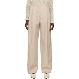 CAMILLA AND MARC Beige Rhett Trousers 241998F087010