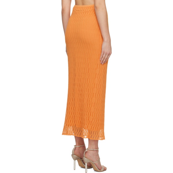  CAMILLA AND MARC Orange Nova Maxi Skirt 231998F093001