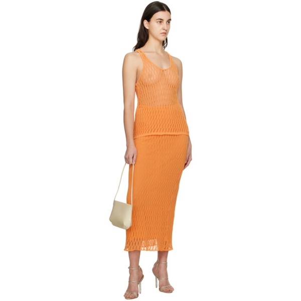  CAMILLA AND MARC Orange Nova Maxi Skirt 231998F093001
