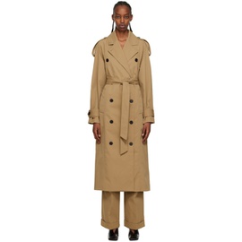 CAMILLA AND MARC Tan Collins Trench Coat 232998F067006
