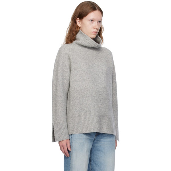  CAMILLA AND MARC Gray Merewood Turtleneck 232998F099004