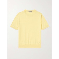 CANALI Cotton and Silk-Blend T-Shirt 1647597306985662