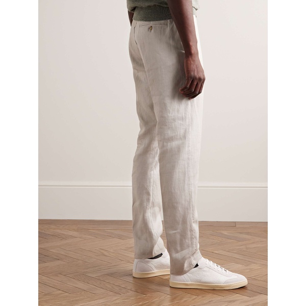  CANALI Slim-Fit Linen Drawstring Trousers 1647597307008032