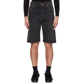 CARSON WACH Black 213 Denim Shorts 241379M193017