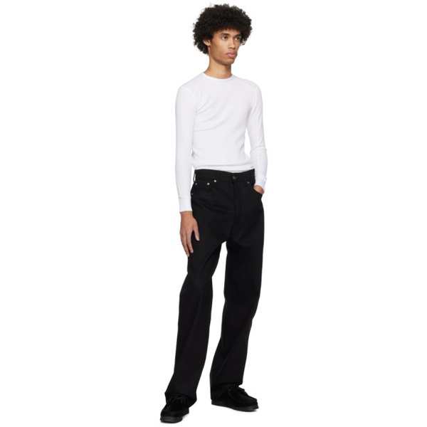  CARSON WACH White Thermal Long Sleeve T-Shirt 241379M213021