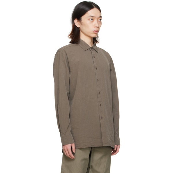  CASEY CASEY Taupe Big Raccourie Shirt 241007M192004