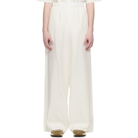 CASEY CASEY 오프화이트 Off-White Paola Trousers 241007F087013