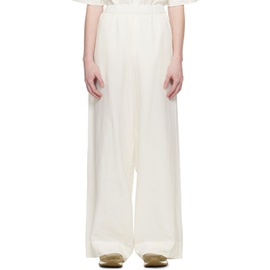 CASEY CASEY 오프화이트 Off-White Paola Trousers 241007F087013