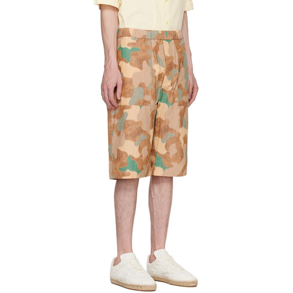  CASEY CASEY SSENSE Exclusive Khaki Jog Ah Shorts 231007M190000