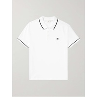 CELINE HOMME Logo-Embroidered Cotton-Pique Polo Shirt 1647597315581595
