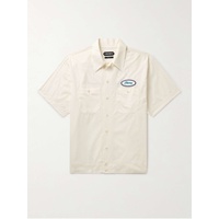 CHERRY LOS ANGELES Logo-Appliqued Cotton-Poplin Shirt 1647597318743456