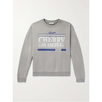CHERRY LOS ANGELES American Garments Logo-Print Cotton-Jersey Sweatshirt 1647597328661202