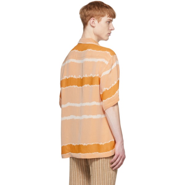  커먼 스웨덴 CMMN SWDN Orange Sol Shirt 221756M192001