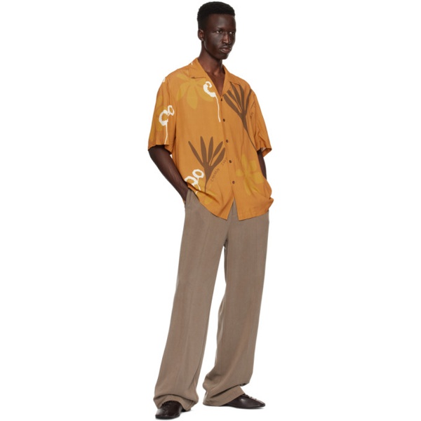  커먼 스웨덴 CMMN SWDN Orange Ture Shirt 241756M192004