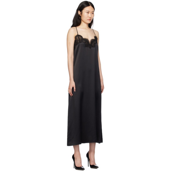  CO Black Lace Midi Dress 241366F054000