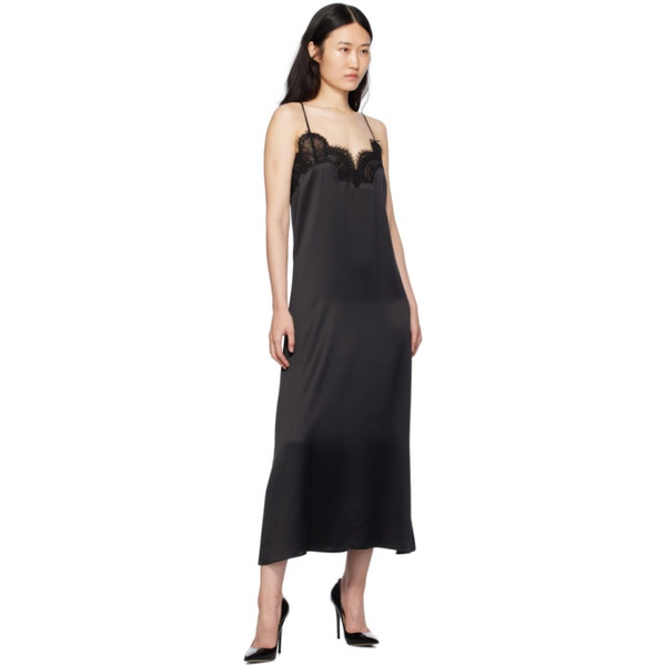  CO Black Lace Midi Dress 241366F054000