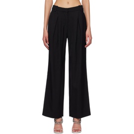 CO Black Pleated Trousers 231366F087004