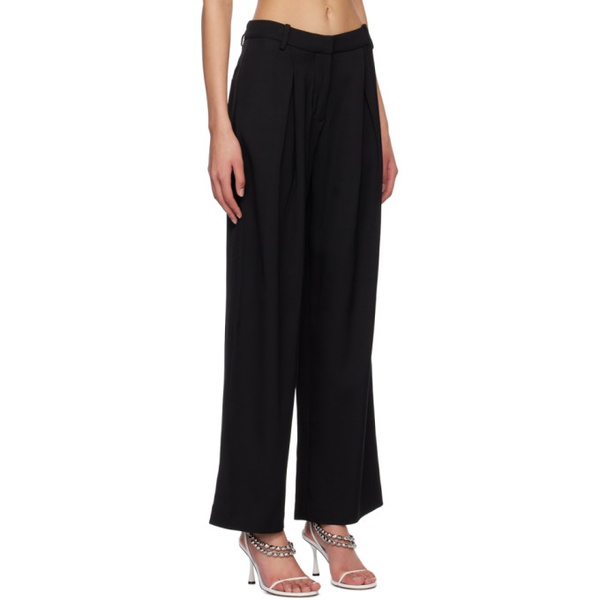  CO Black Pleated Trousers 231366F087004