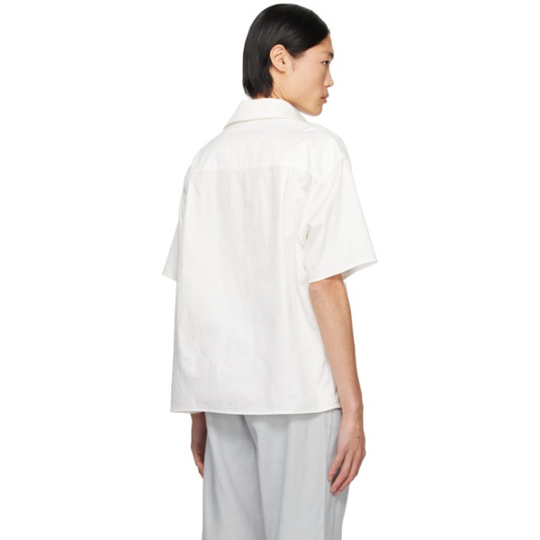  COMMAS White Spread Collar Shirt 241583M192011