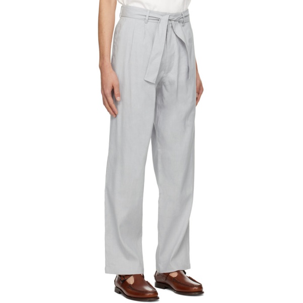  COMMAS Blue Tailored Trousers 241583M191002