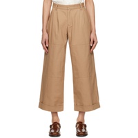 COMMAS Taupe Patch Trousers 241583M191006