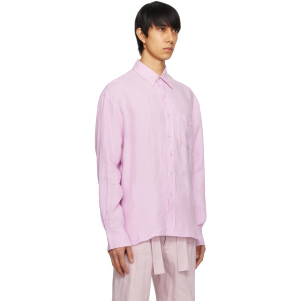  COMMAS Pink Dropped Shoulder Shirt 241583M192018