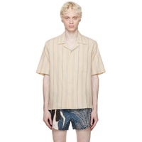 COMMAS Beige Striped Shirt 231583M192013