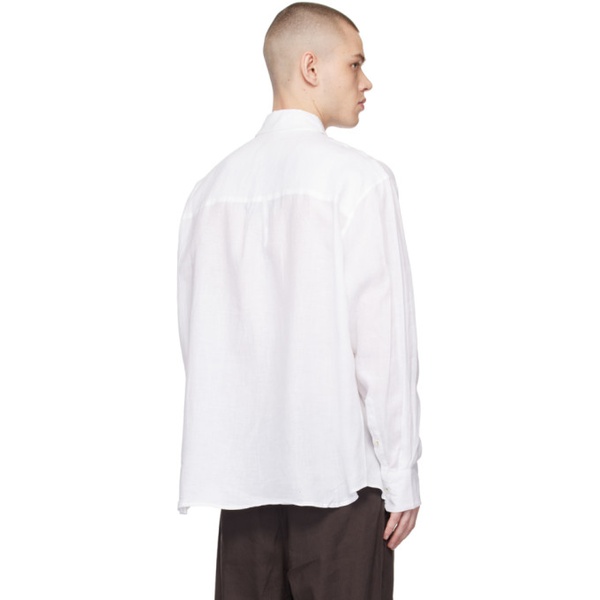  COMMAS White Relaxed Shirt 231583M192017