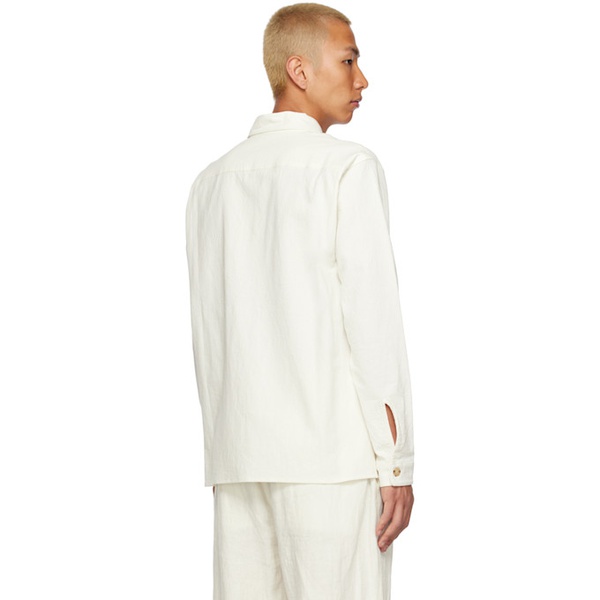  COMMAS 오프화이트 Off-White Placket Artisan Shirt 231583M192001