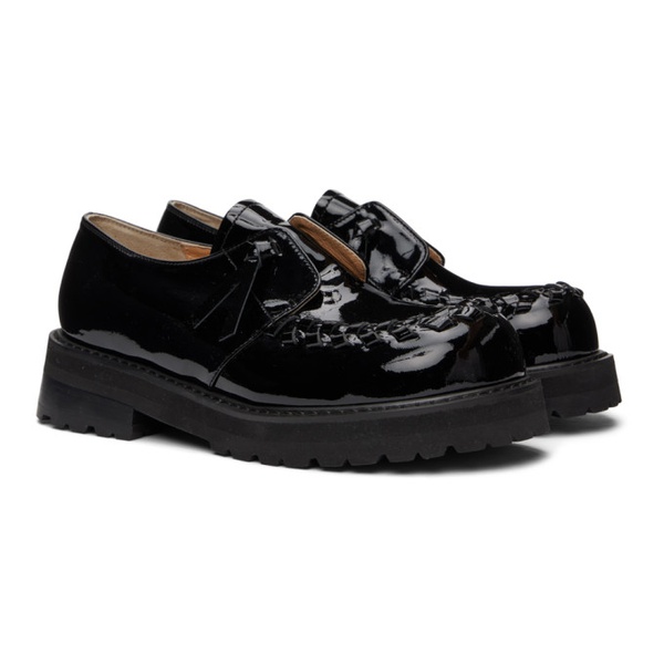  COMME SE-A SSENSE Exclusive Black Freed Loafers 222488F121001