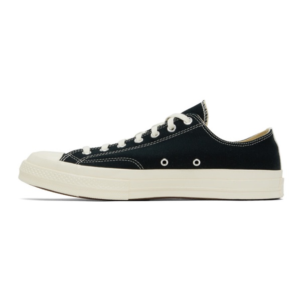  COMME des GARCONS PLAY Black & White 컨버스 Converse 에디트 Edition PLAY Chuck 70 Low-Top Sneakers 231246M237000