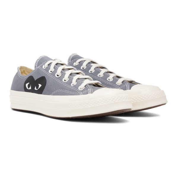  COMME des GARCONS PLAY Gray 컨버스 Converse 에디트 Edition Chuck 70 Sneakers 222246M237002